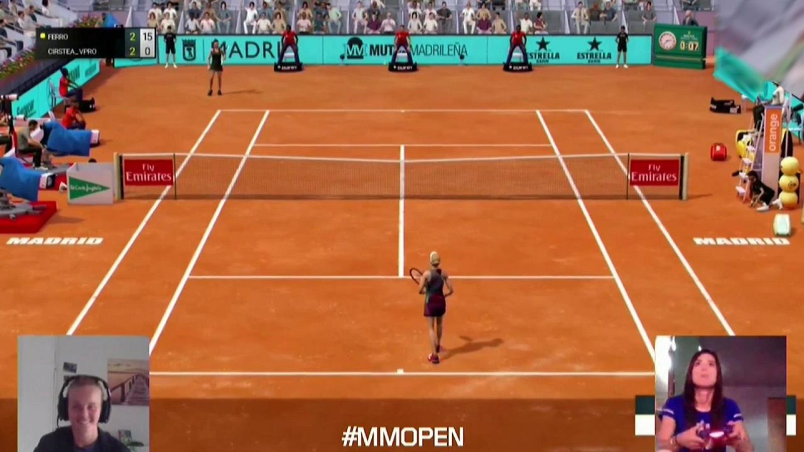 Egames Tenis - Mutua Madrid Open Virtual Pro: Semifinales - ver ahora