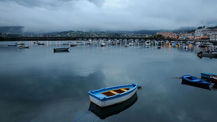 El tiempo - Precipitaciones localmente persistentes en el extremo oeste de Galicia