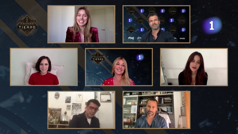 El Ministerio del Tiempo - Los actores se reencuentran para presentar la cuarta temporada
