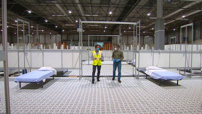 Telediario 1 - Un recorrido por el hospital temporal de Ifema antes de su clausura