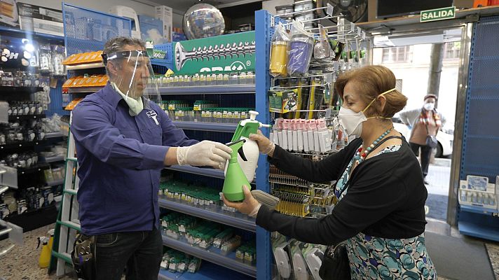 Informativo 24h - Distancia de seguridad y desinfección, principales requisitos para abrir los pequeños comercios