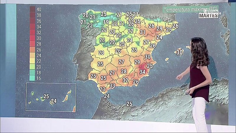 Bajan las temperaturas en el Cantábrico y la Meseta y suben en el Mediterráneo