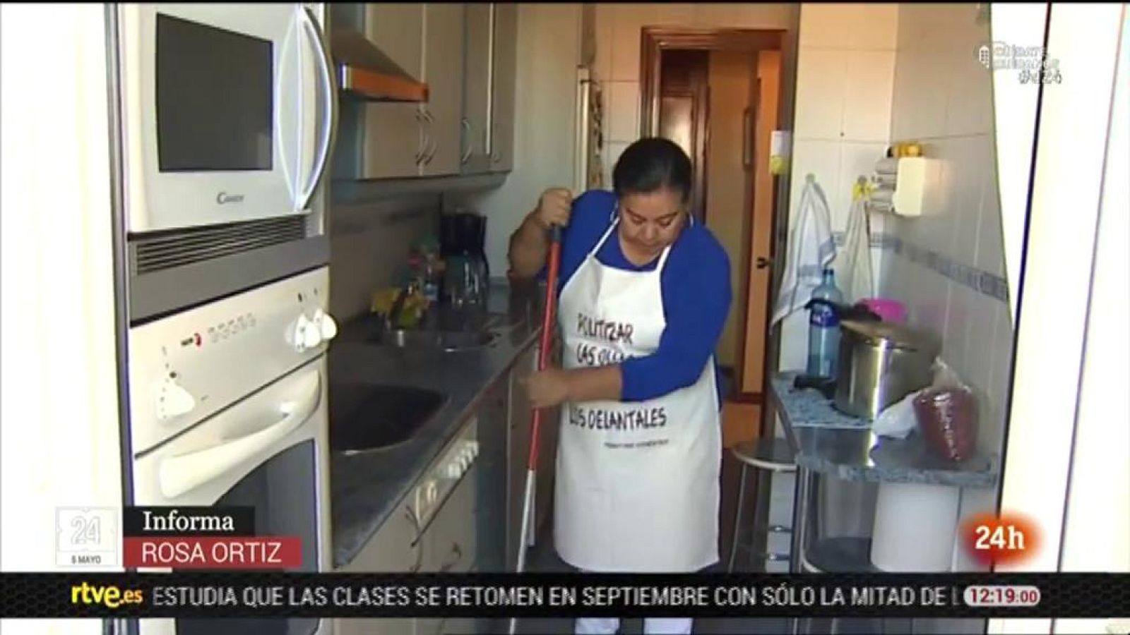 Las empleadas de hogar comienzan a cobrar el subsidio temporal - Especial Coronavirus | Ver