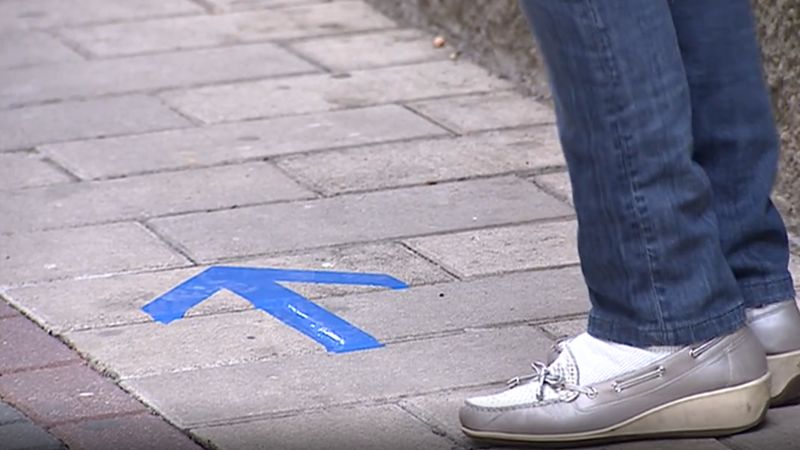 Las calles de Medina de Rioseco, en Valladolid, se vuelven unidireccionales para evitar contagios - RTVE.es - Telediario 1 | Ver