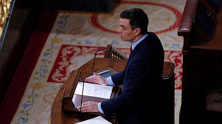 Especiales informativos - Sánchez, a Abascal: "Es muy difícil replicarle porque es imposible entenderle. España está a una cosa y el señor Abascal está a otra"