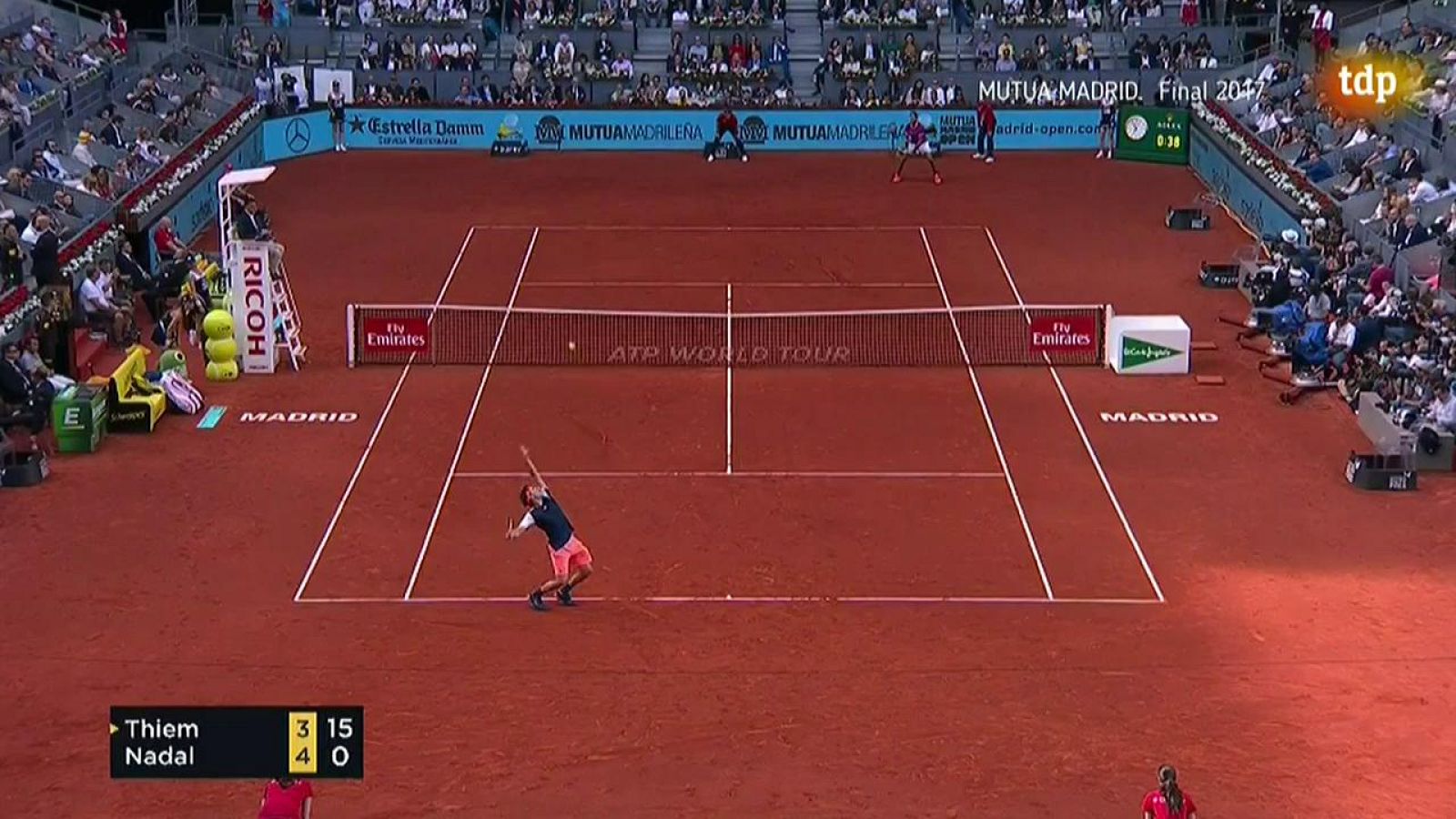TDP en casa - Tenis - Final Mutua Madrid Open 2017: Rafa Nadal - Dominic Thiem - Ver ahora