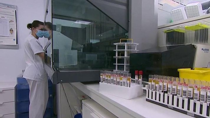 Telediario 1 - Así trabajan en el laboratorio más grande de Madrid para diagnosticar el coronavirus