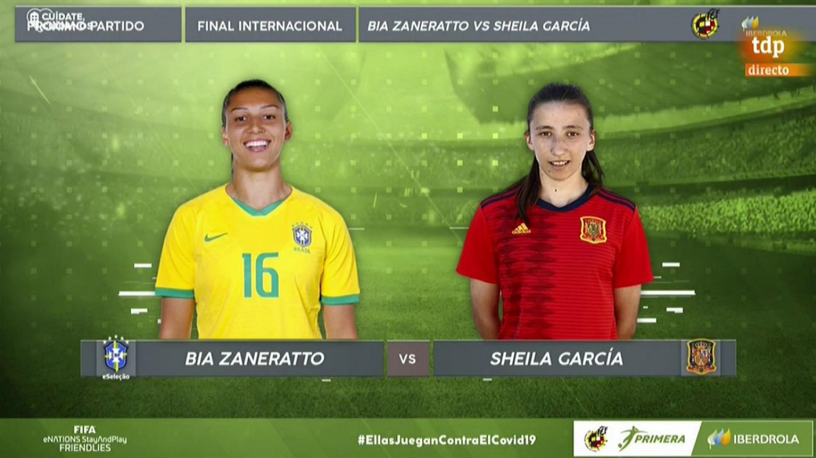 e-games - Gamher Fútbol Torneo Femenino FIFA 20 - Final Internacional: España - Brasil - ver ahora