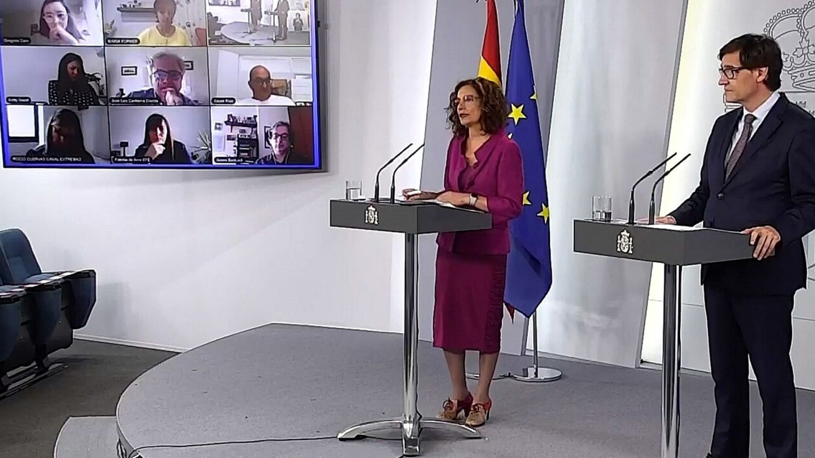 Especial informativo - Comparecencia de la ministra portavoz y del ministro de Sanidad - 12/05/20 - ver ahora