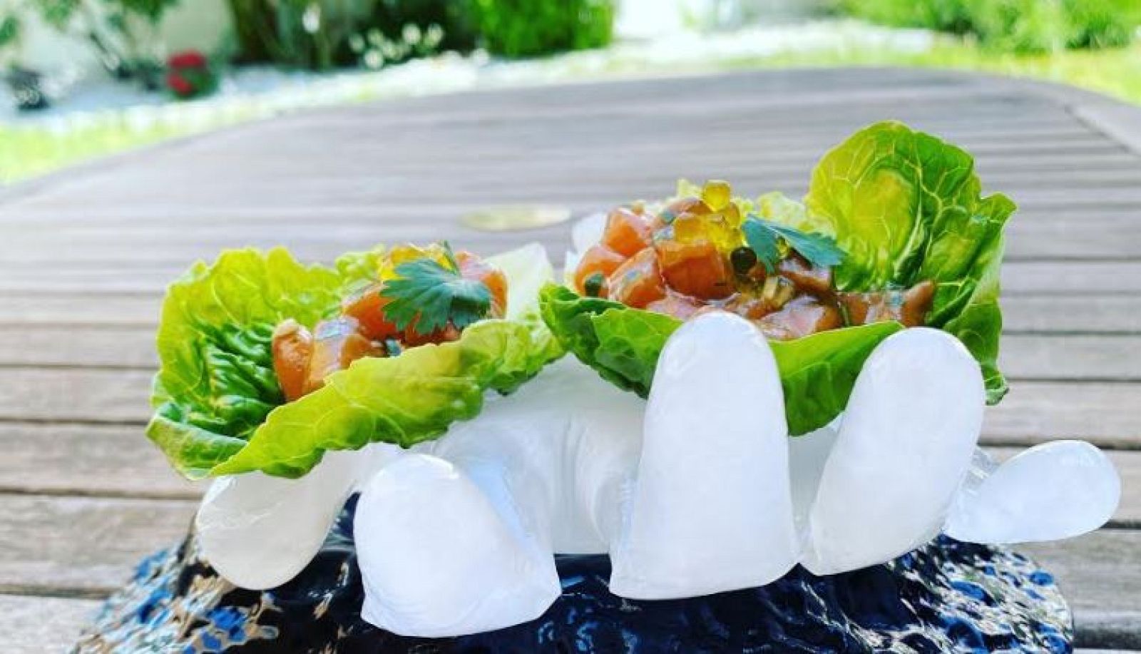 El tartar de salmón de Fabio Morisi