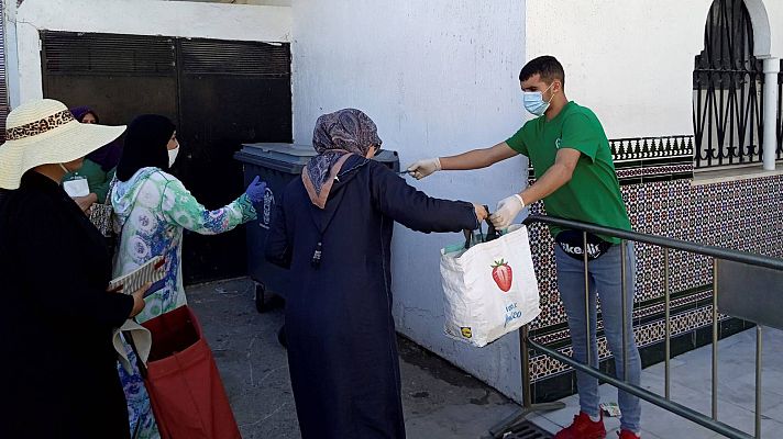 Telediario 1 - Los comedores sociales no dan abasto