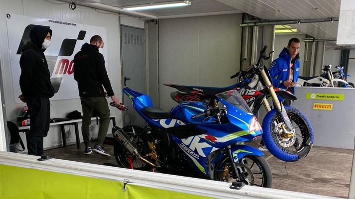 Telediario 1 - Andorra, sede de los primeros entrenamientos de los pilotos de MotoGP