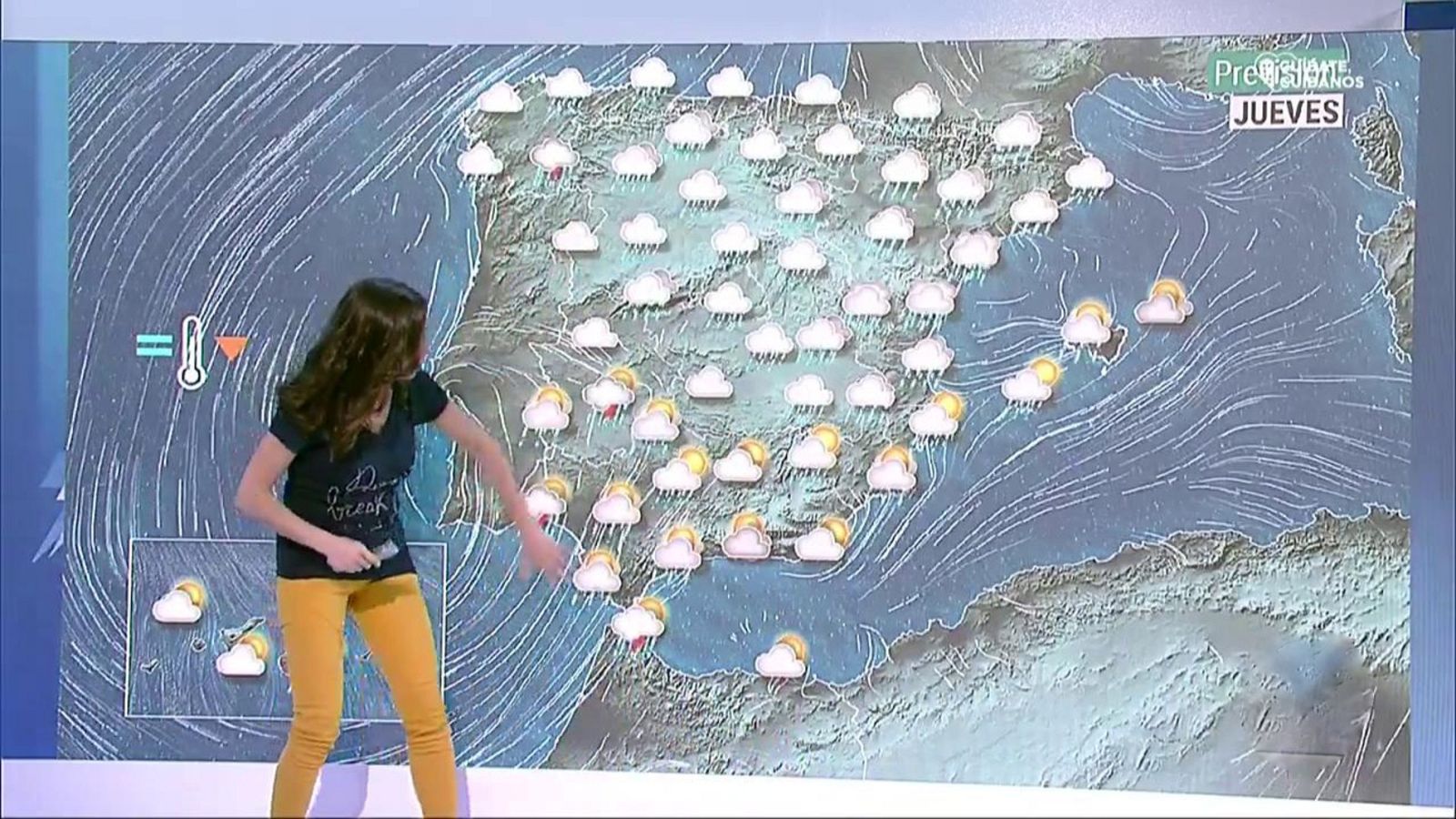 Lluvias en gran parte de la Península y descenso de las temperaturas
