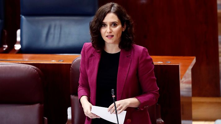 Informativo 24h - Ayuso defiende que buscó la "mejor opción" para pagar de "su bolsillo" un piso donde trabajar en "condiciones dignas"