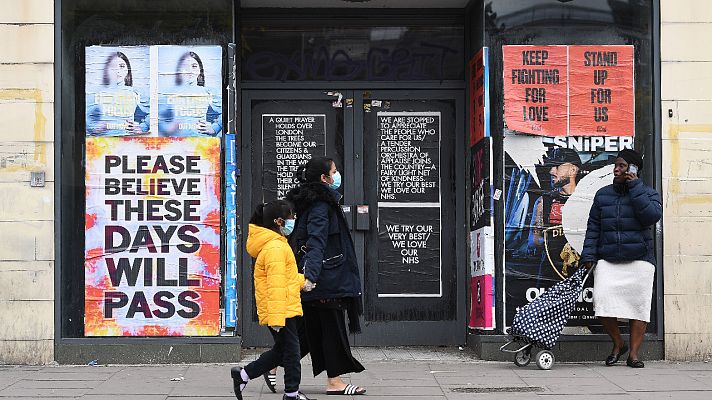 Telediario 1 - Los asesinatos machistas se duplican en Reino Unido durante el confinamiento