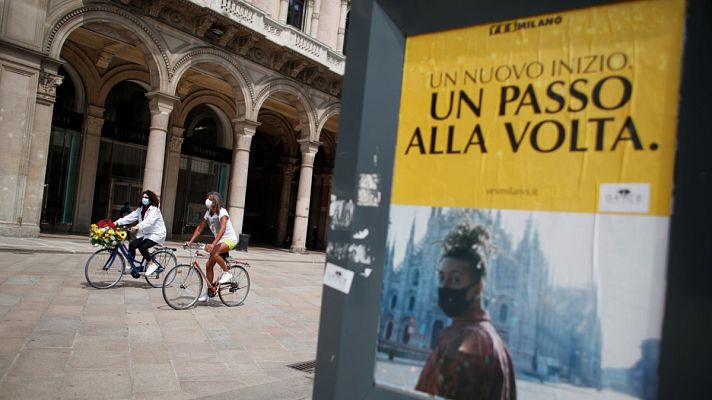 Telediario 1 - Italia permitirá viajar entre regiones a partir del 3 de junio y abrirá sus fronteras a los ciudadanos de la UE