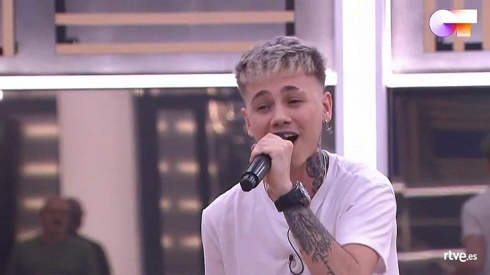 OT 2020 - Hugo canta Mmm Yeah 1r pase de micros