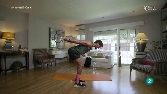 Muévete en casa - Ejercicios para pecho y tríceps