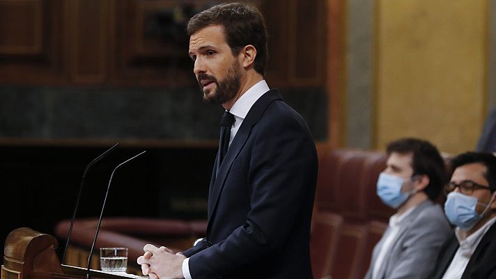 Especiales informativos - Casado: "Ya no disimulan ni en el CIS. Ahora preguntan si la oposición podemos criticar al Gobierno"