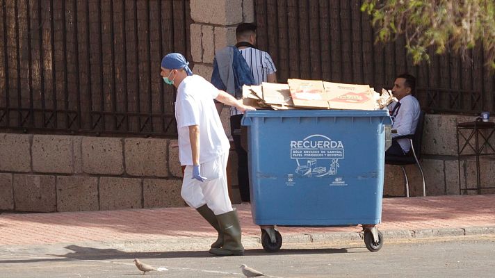 Telediario 1 - Disminuyen los residuos y aumenta el reciclaje durante la pandemia