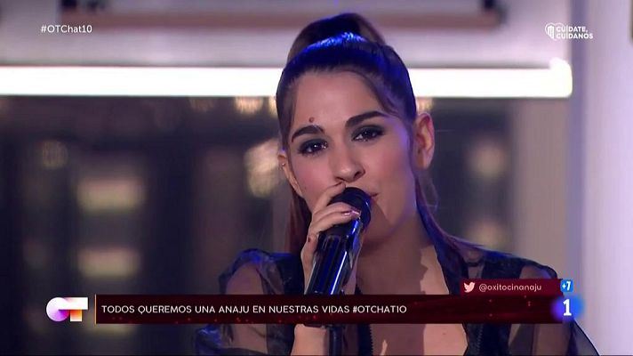 El chat de OT - Anaju canta una canción a Ivan en El Chat 10