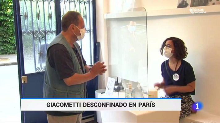 Telediario 1 - Reabre sus puertas el Museo Giacometti de París