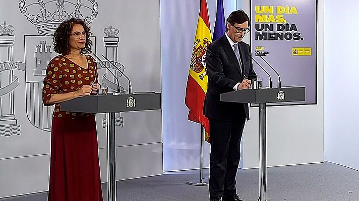 Especial Coronavirus - Comparecencia ministra portavoz y ministro de Sanidad