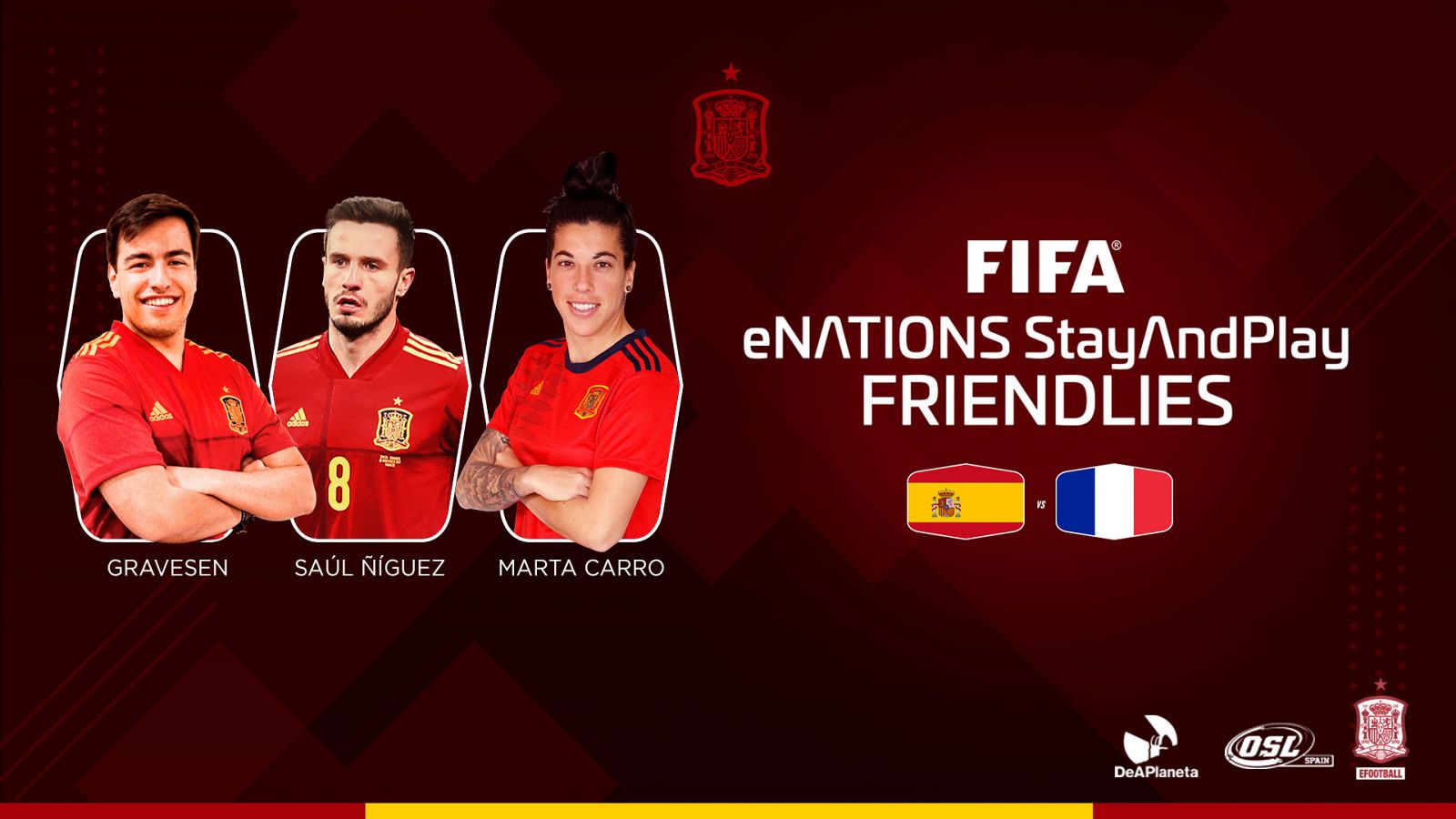 Amistosos FIFA eNations: España-Francia | Ver