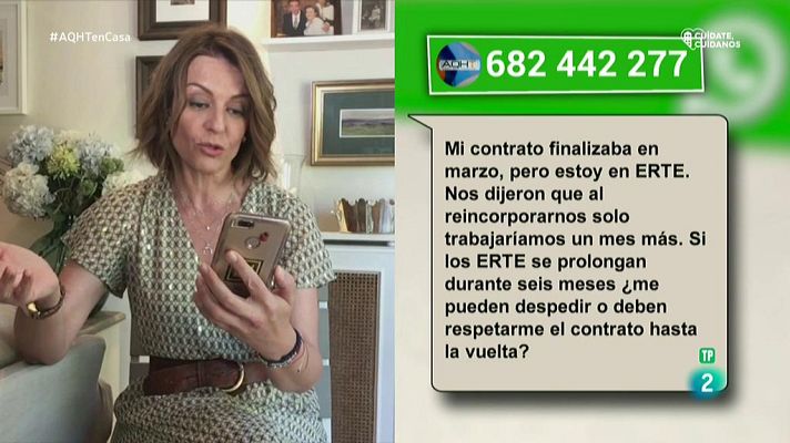 Aquí hay trabajo - ¿Qué pasa con mi contrato temporal cuando acabe el ERTE?