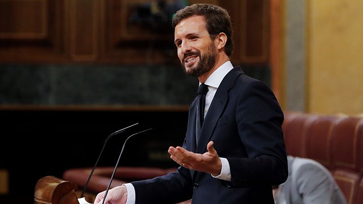 Informativo 24h - Casado: "Sánchez ha cambiado los pactos de la Moncloa por los pactos de Estella"
