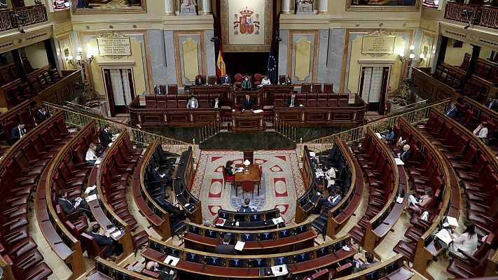 Telediario 1 - 'Nueva normalidad' en la política: así es el plan de desescalada del Congreso