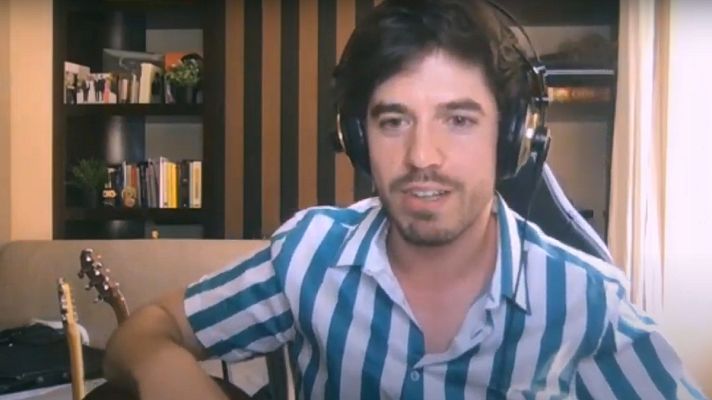 OT 2020 - Roi Méndez visita la Academia de Operación Triunfo