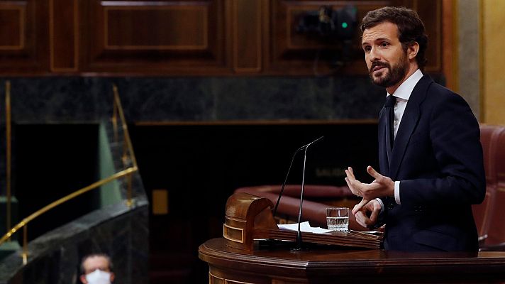 Informativo 24h - Casado, sobre Marlaska: "Desde Roldán nadie había manchado así a la Guardia Civil"