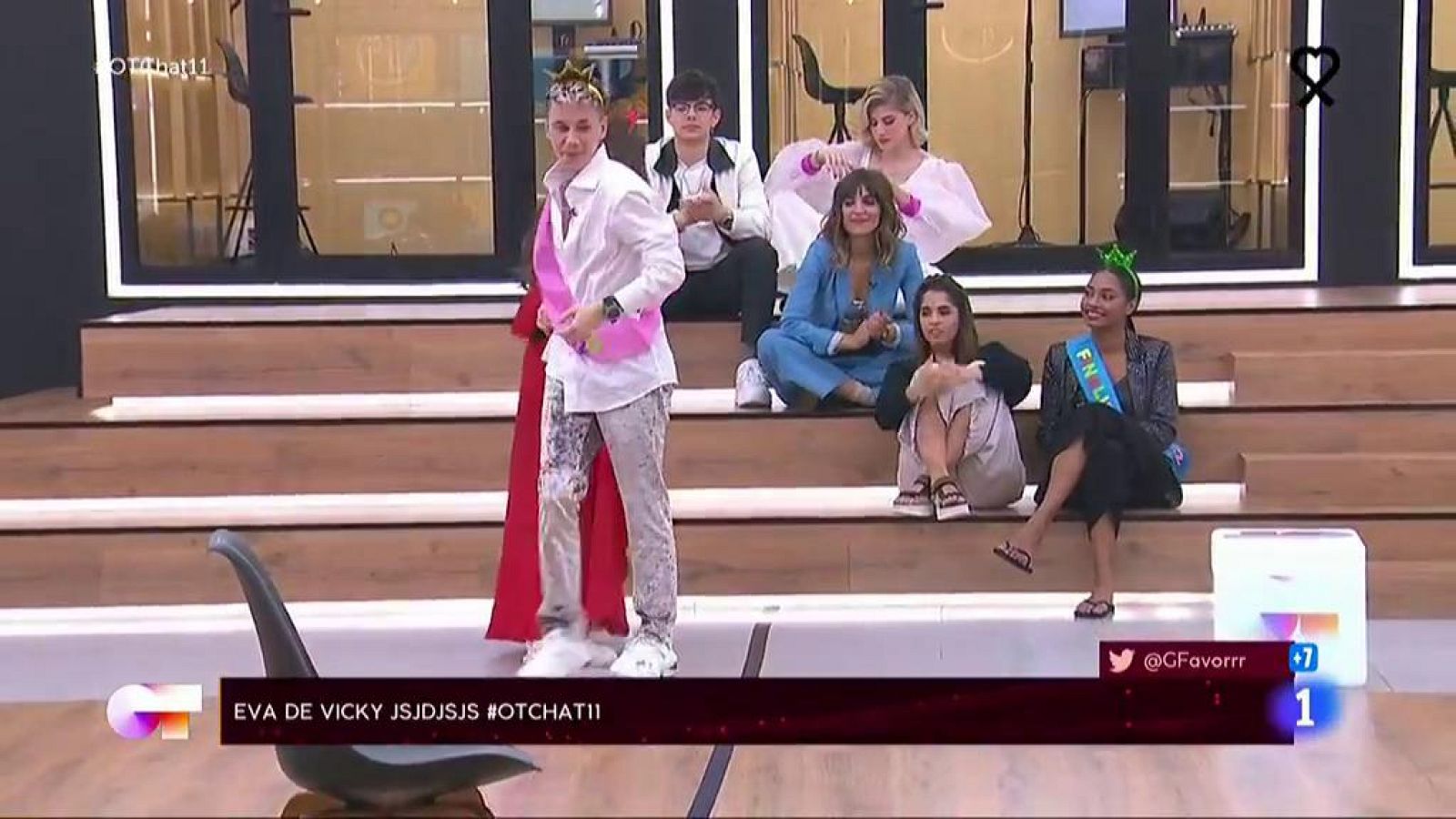 Hugo repasa sus mejores momentos en la Academia según los espectadores en El Chat 11