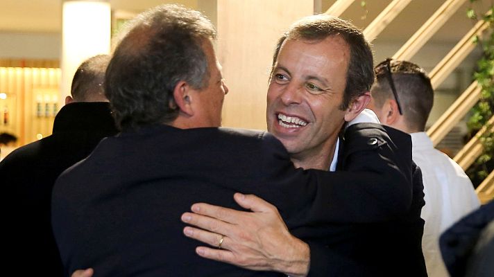 Telediario 1 - Sandro Rosell presenta 'Un fuerte abrazo': su libro donde relata su día a día en la cárcel