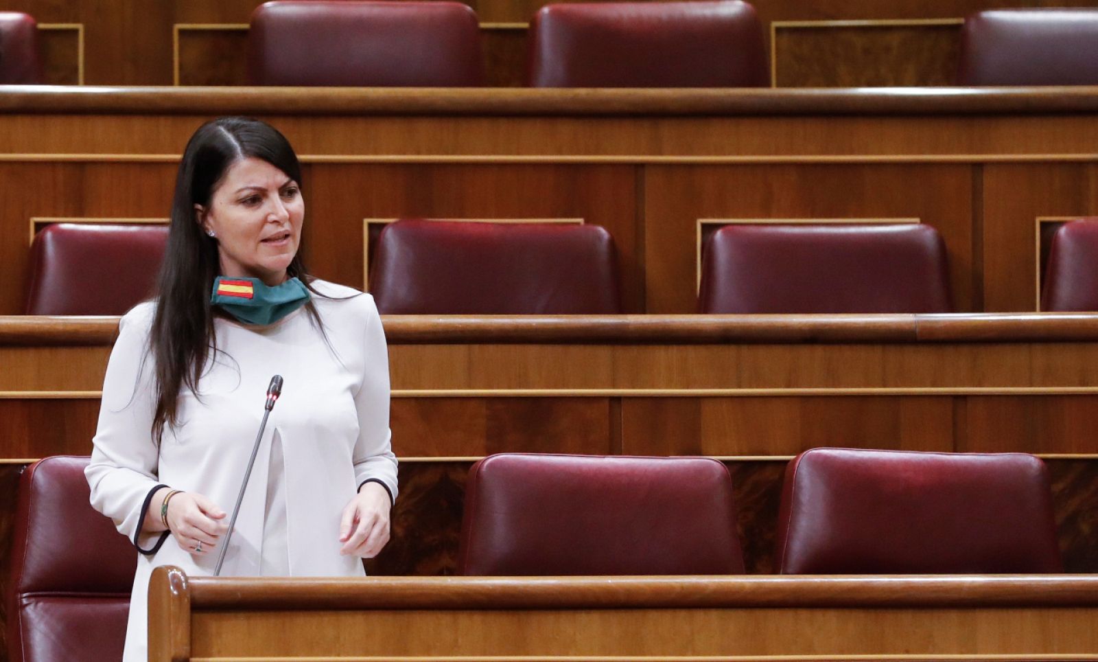 Macarena Olona, diputada de Vox: ''No somos golpistas. En cambio, el señor Pablo Iglesias, es un comunista confeso''