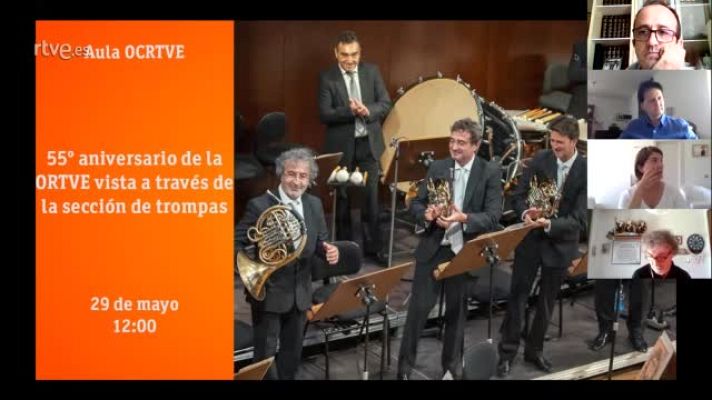 Orquesta y Coro de RTVE - Aula OCRTVE Charla 55º aniversario ORTVE desde el punto de vista de la sección de trompas