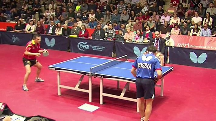 Los mejores momentos del deporte español - Tenis de mesa - Liga Naciones 2016: "Juanito" Zhiwen - Grigory Vlasov
