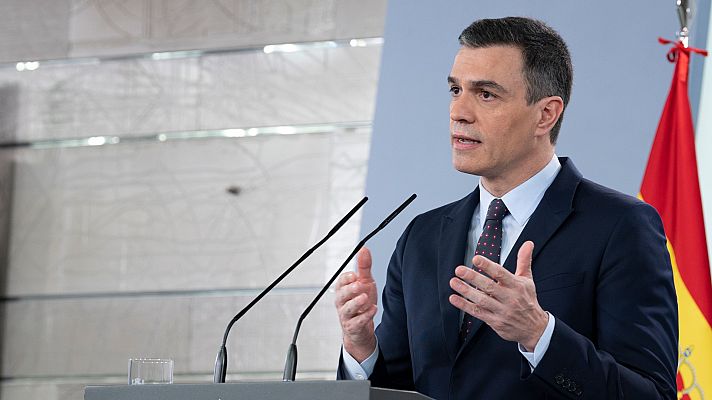Informativo 24h - Sánchez: "A todos les pido que usen la bandera de España como una bandera de paz y futuro, nunca como división ni provocación"