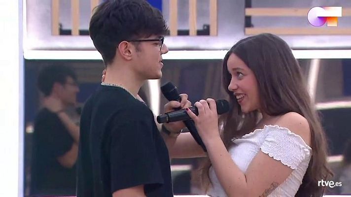 OT 2020 - Eva y Flavio cantan "Hey, Baby" 2o pase de micros