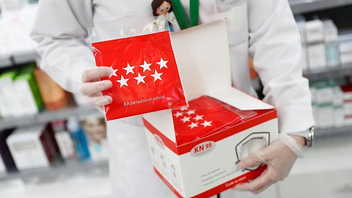 Especial Coronavirus - Madrid pondrá en marcha un segundo reparto de mascarillas KN95 gratuitas a toda la población