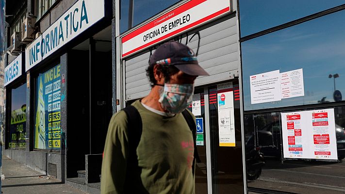 Telediario 1 - El paro registra su peor dato en un mes de mayo pese recuperar uno de cada cinco empleos destruidos en abril