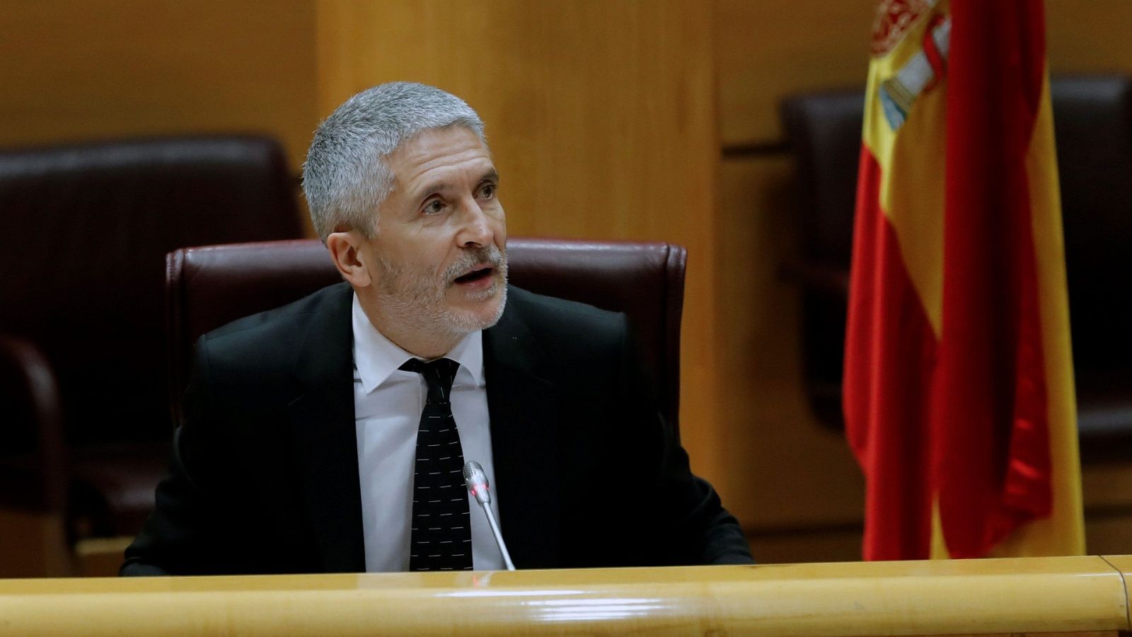 El Gobierno defiende a Marlaska ante las críticas de PP, Ciudadanos y Vox, que piden su dimisión