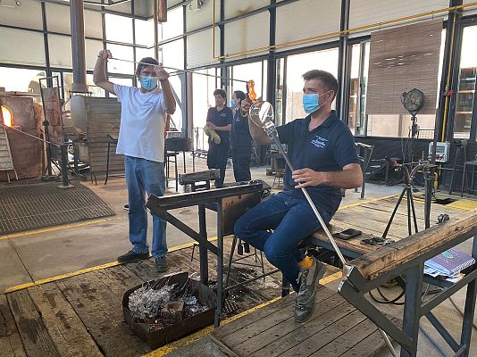 España Directo - Visita a la Real Fábrica de Cristal