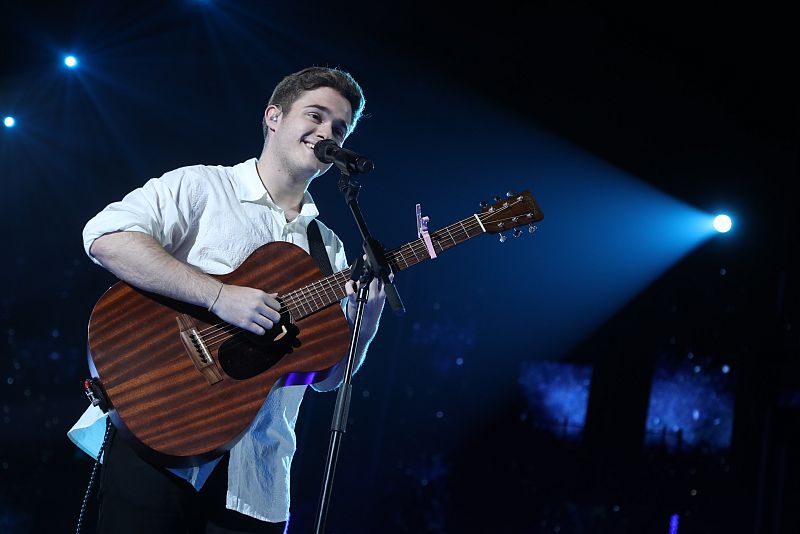 Gèrard canta "Fugaces" en la Gala 12 de Operación Triunfo 2020