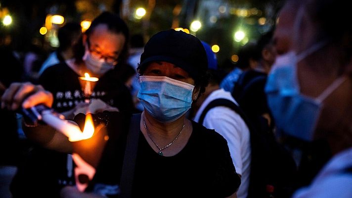 Telediario 1 - China mantiene el silencio sobre Tiananmen 31 años después