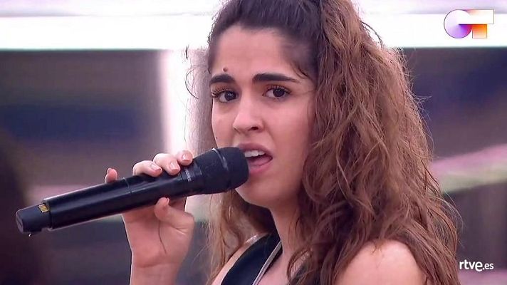 OT 2020 - Anajú canta "Me iré" 1r pase de micros