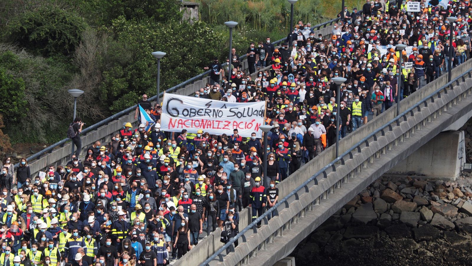 Vídeo: Decenas de miles de personas vuelven a manifestarse para exigir soluciones para Alcoa