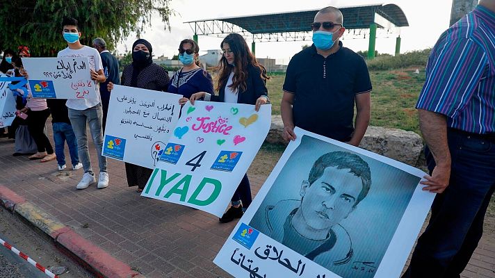 Telediario 1 - Protestan en Jerusalén contra la violencia policial