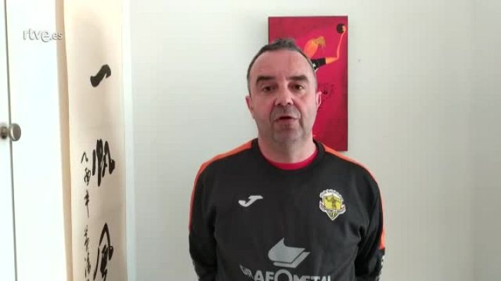 Balonmano - Manu Etayo (Sporting La Rioja): "Sentimos mucho lo que le ha pasado al Alcobendas"